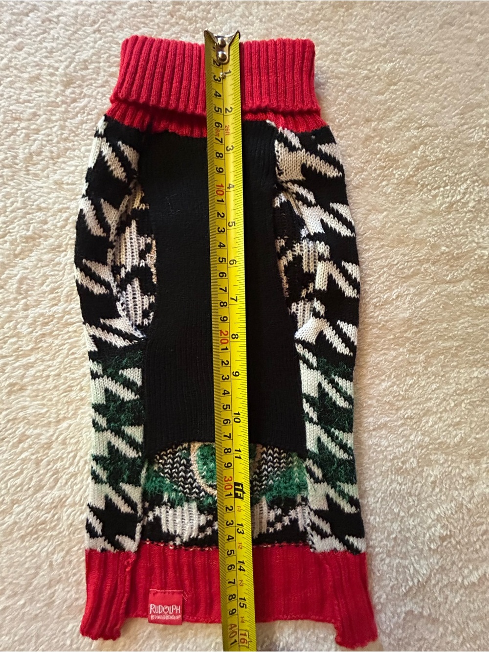 Small Rudolph Turtleneck for Dogs - Picture 4 of 7